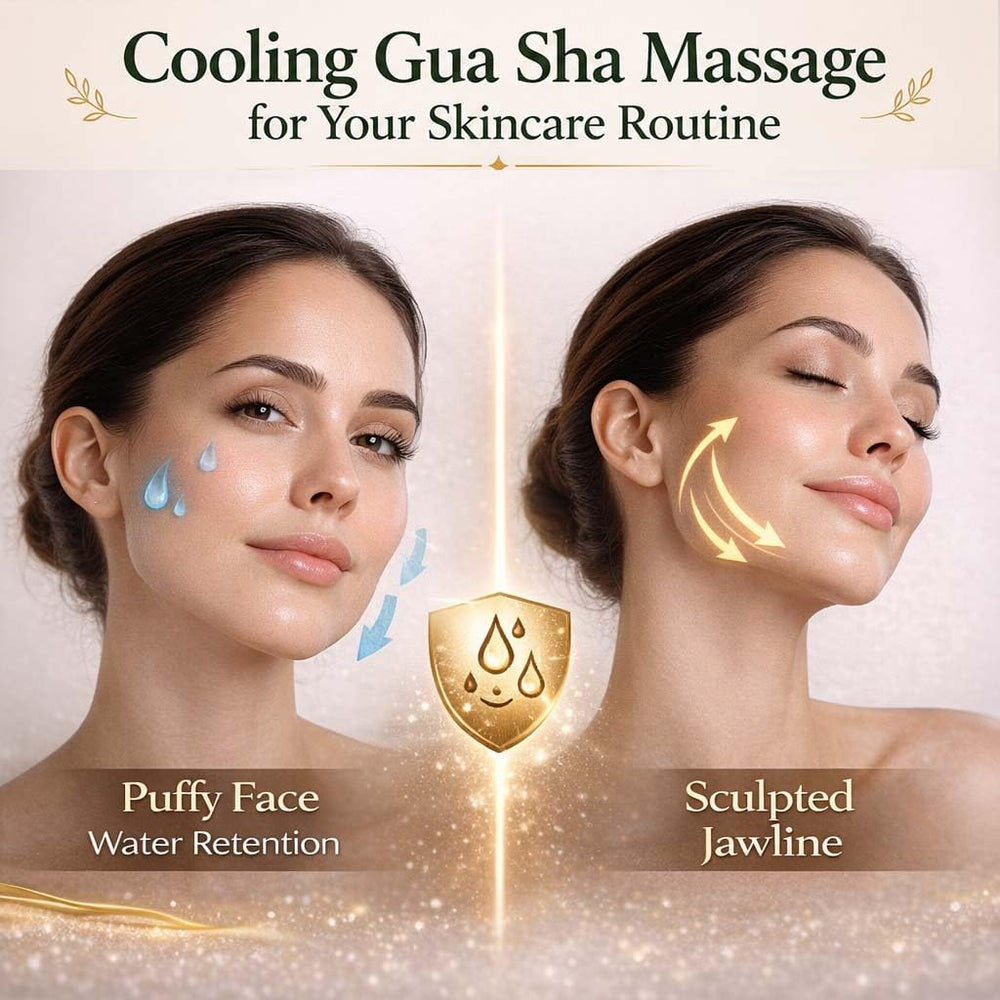 Fiora Naturals gua sha held in hand for scale showing ergonomic control benefit