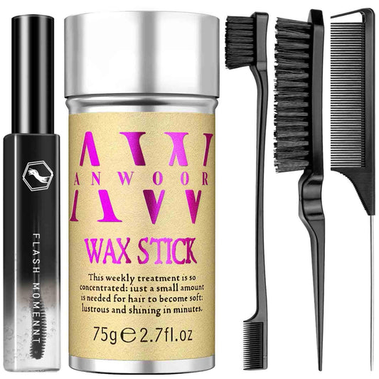 FIRE ROSE front packaging showing the full five-piece styling kit and benefits