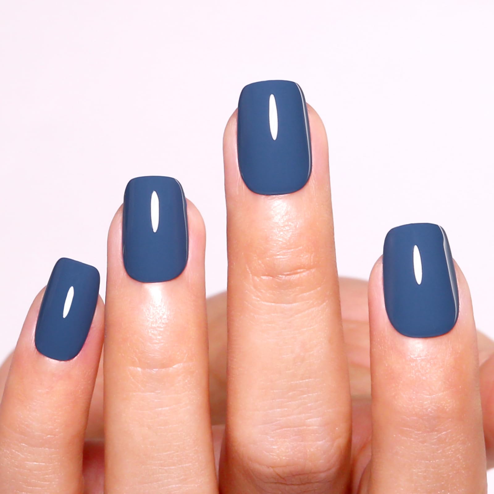 Firedeep nail swatch wheel displaying true blueberry blue coverage