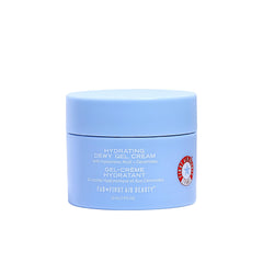 First Aid Beauty front packaging showing dewy gel cream and clear branding for easy identification
