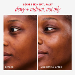 First Aid Beauty ingredient visual featuring hyaluronic acid and ceramides to show hydration support