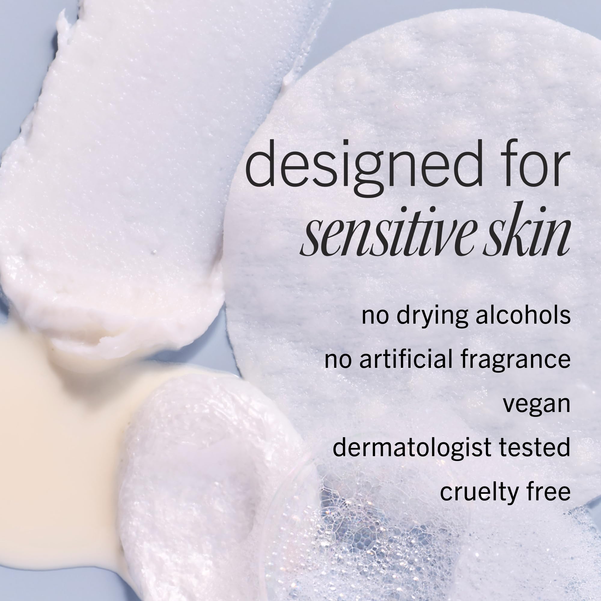 First Aid Beauty serum before and after skin shot showing visible plumping and glow