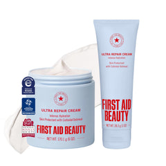 First Aid Beauty front jar showing product and clear branding for trusted hydration