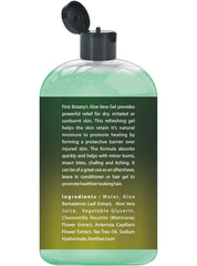 First Botany bottle staged on bathroom vanity to suggest daily skincare and after-sun care routine