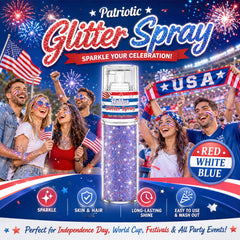 firstfly shimmer on arm and shoulder for standout Fourth of July sparkle