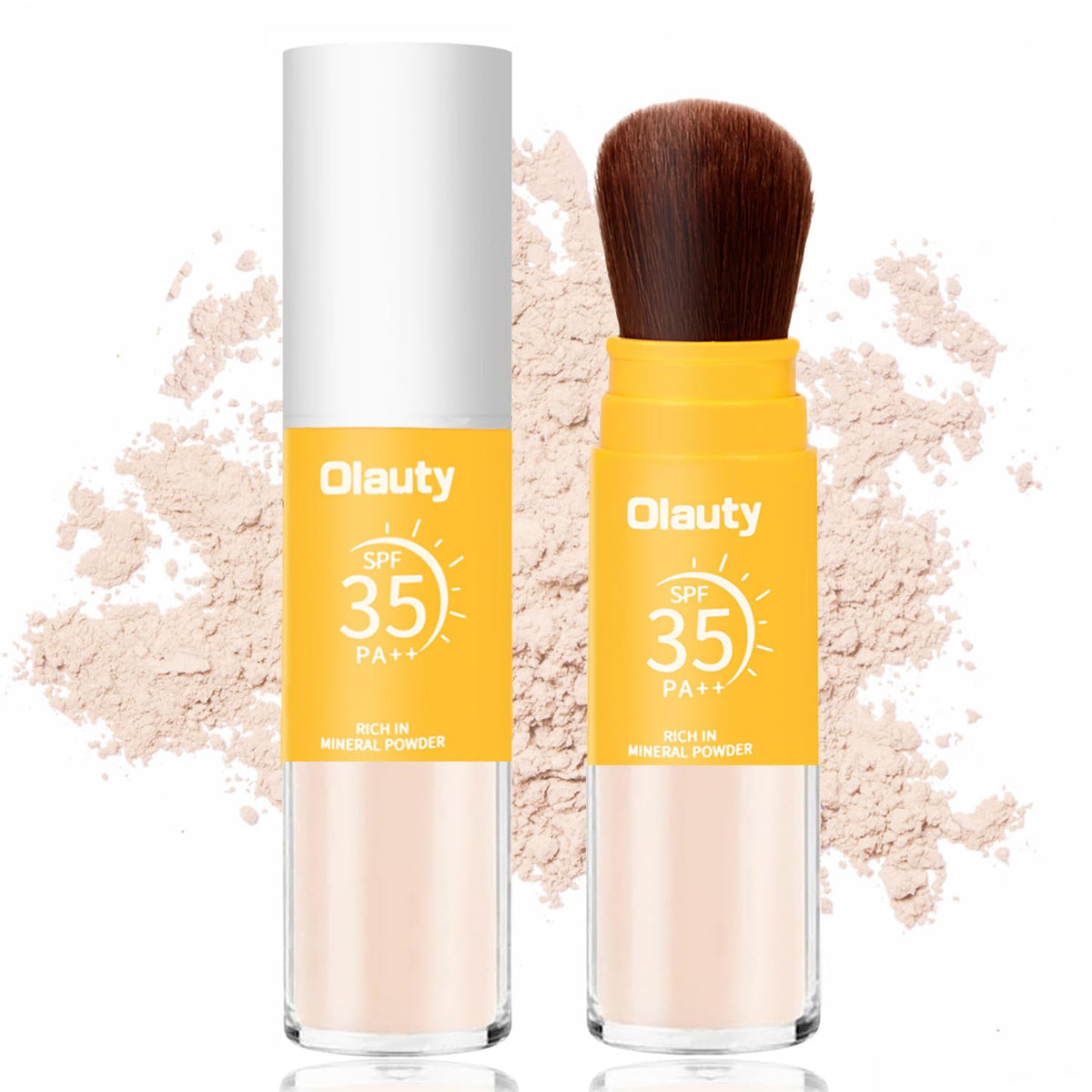 firstfly brush powder front packaging shows product and protection benefit