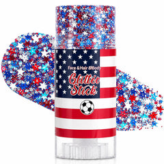 firstfly front packaging showing patriotic glitter stick, easy-to-use appeal