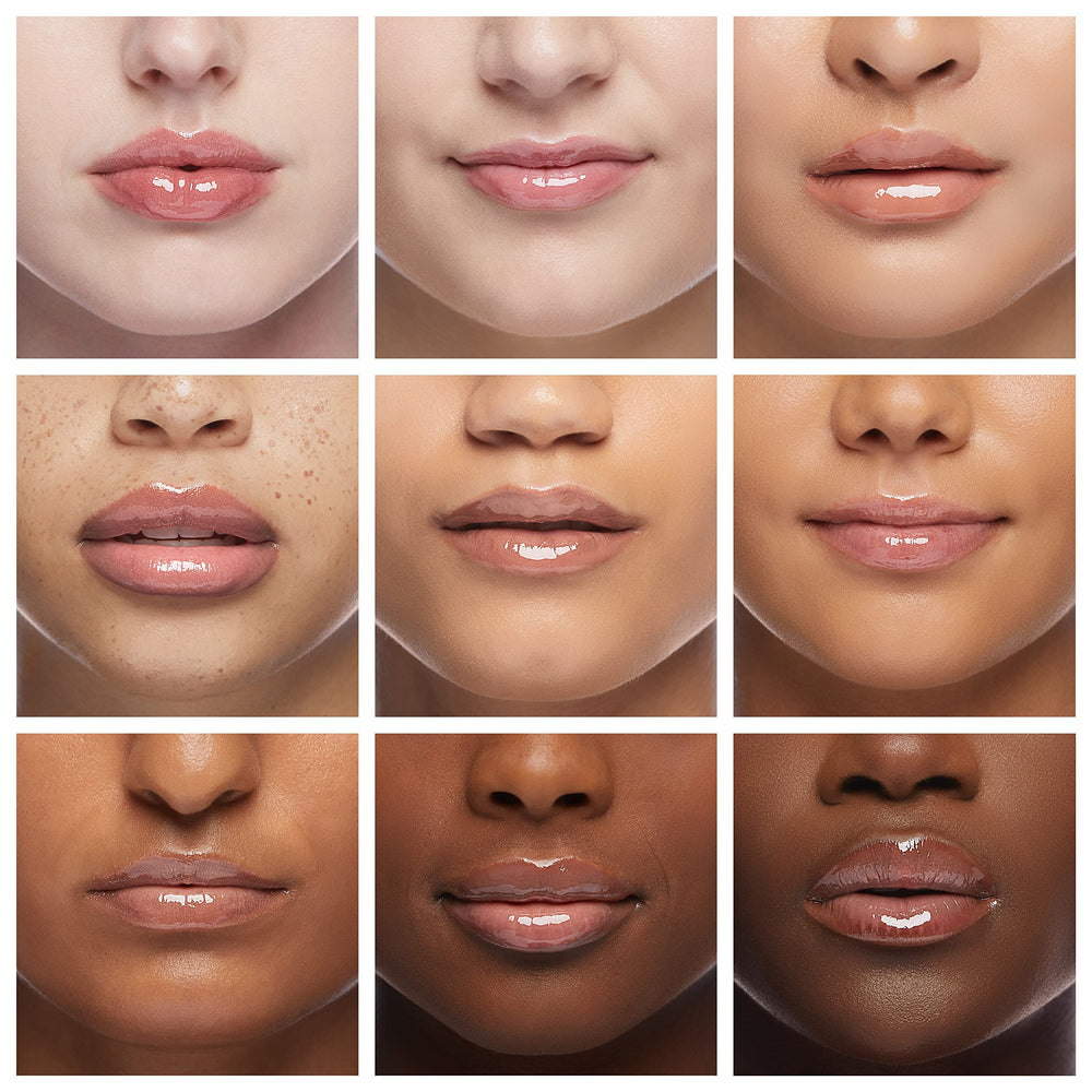 firstfly texture swipe on skin showing glossy finish and moisturizing effect