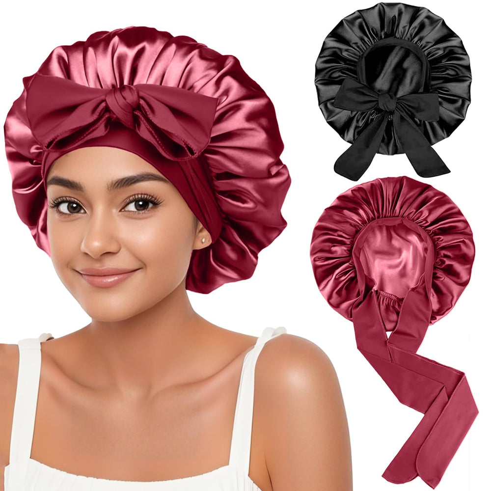 FIRSTPELLA bonnet on bedroom pillow showing comfortable nightly protection