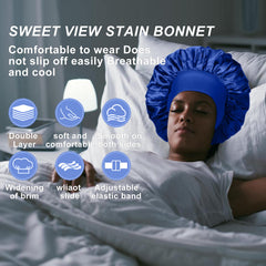 FIRSTPELLA bonnet used as shower cap to keep hair dry during bathing