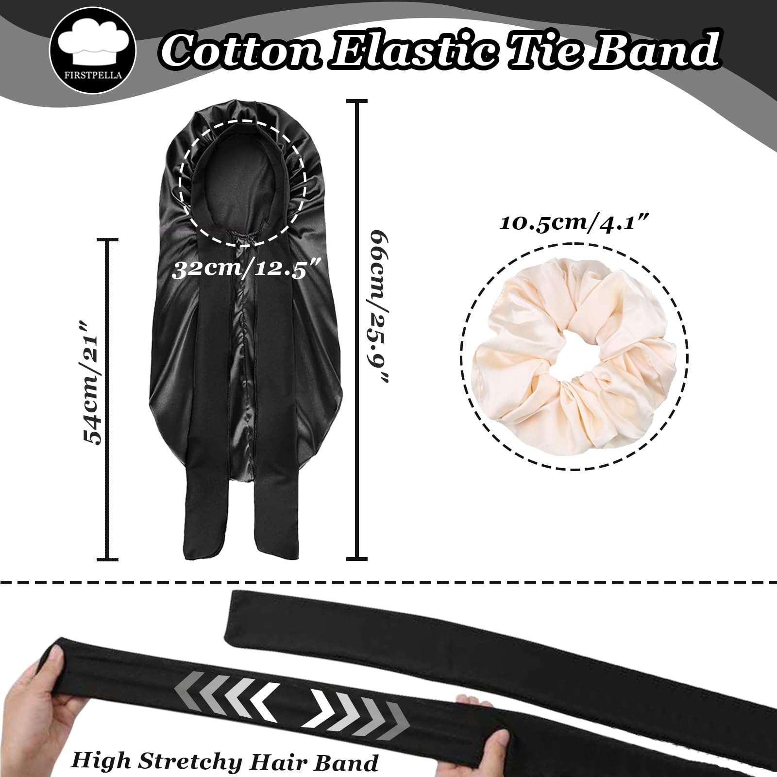 FIRSTPELLA smooth satin fabric close-up protecting hair from friction