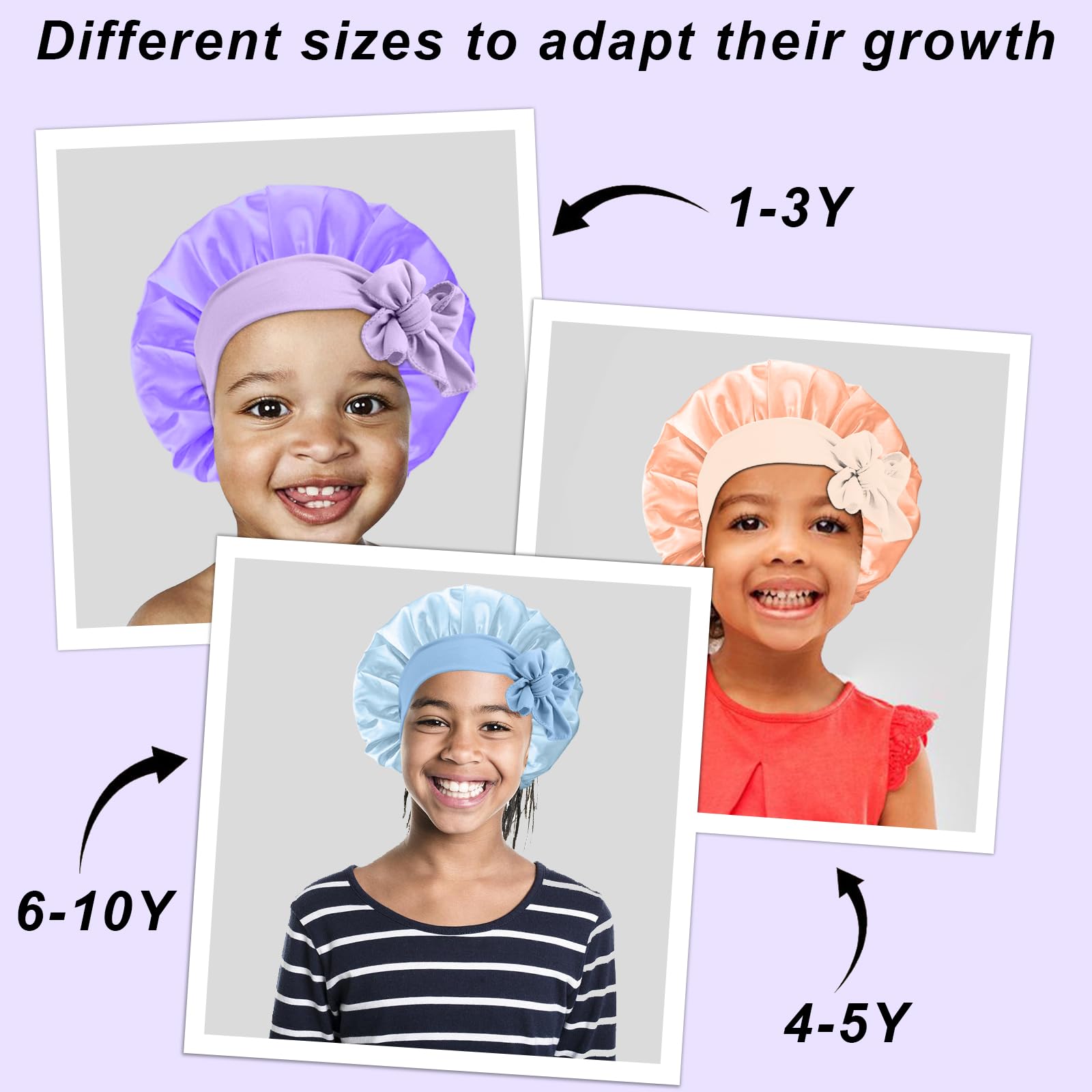 FIRSTPELLA three bonnets displayed together showing color options for rotation