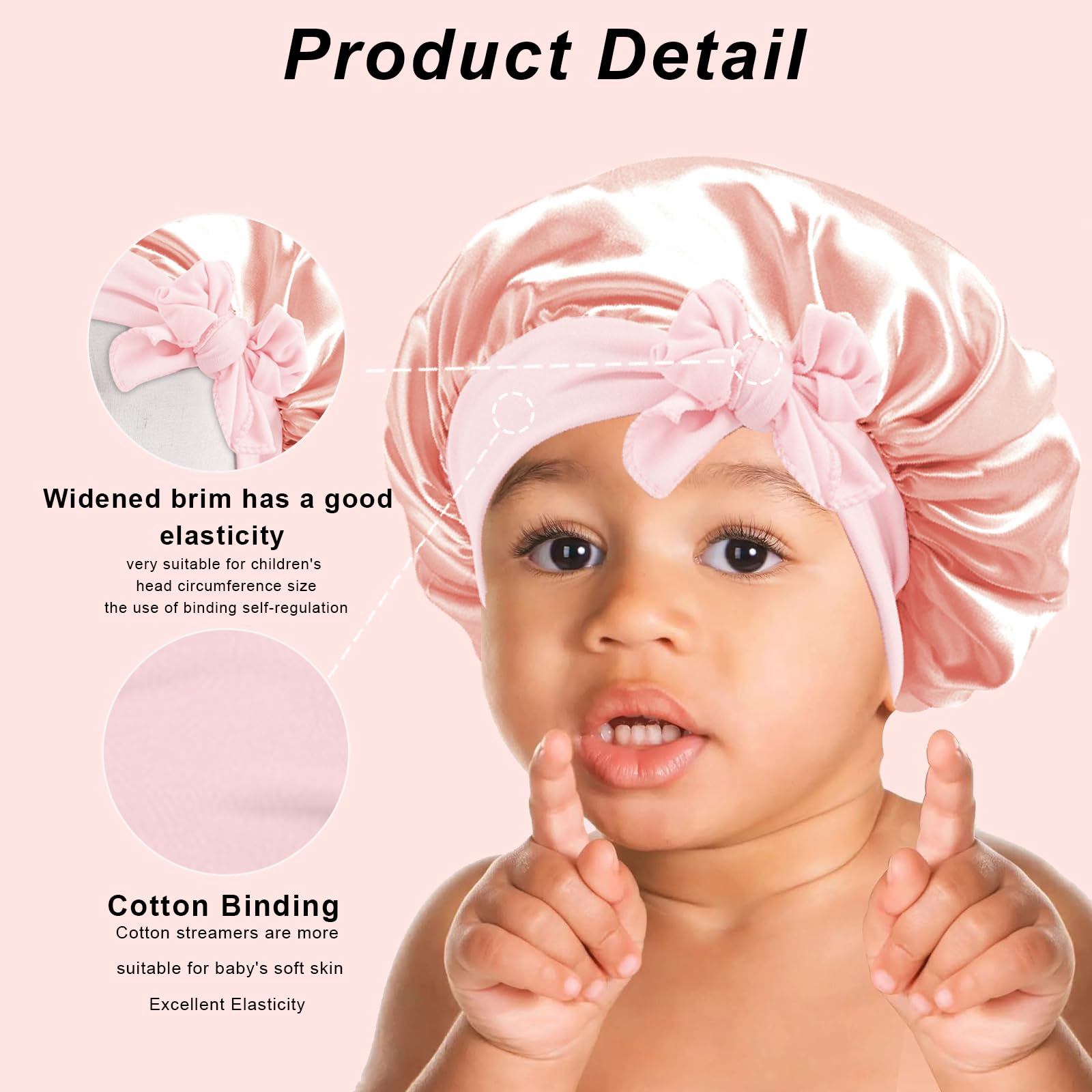 FIRSTPELLA elastic band detail showing secure yet gentle hold benefit