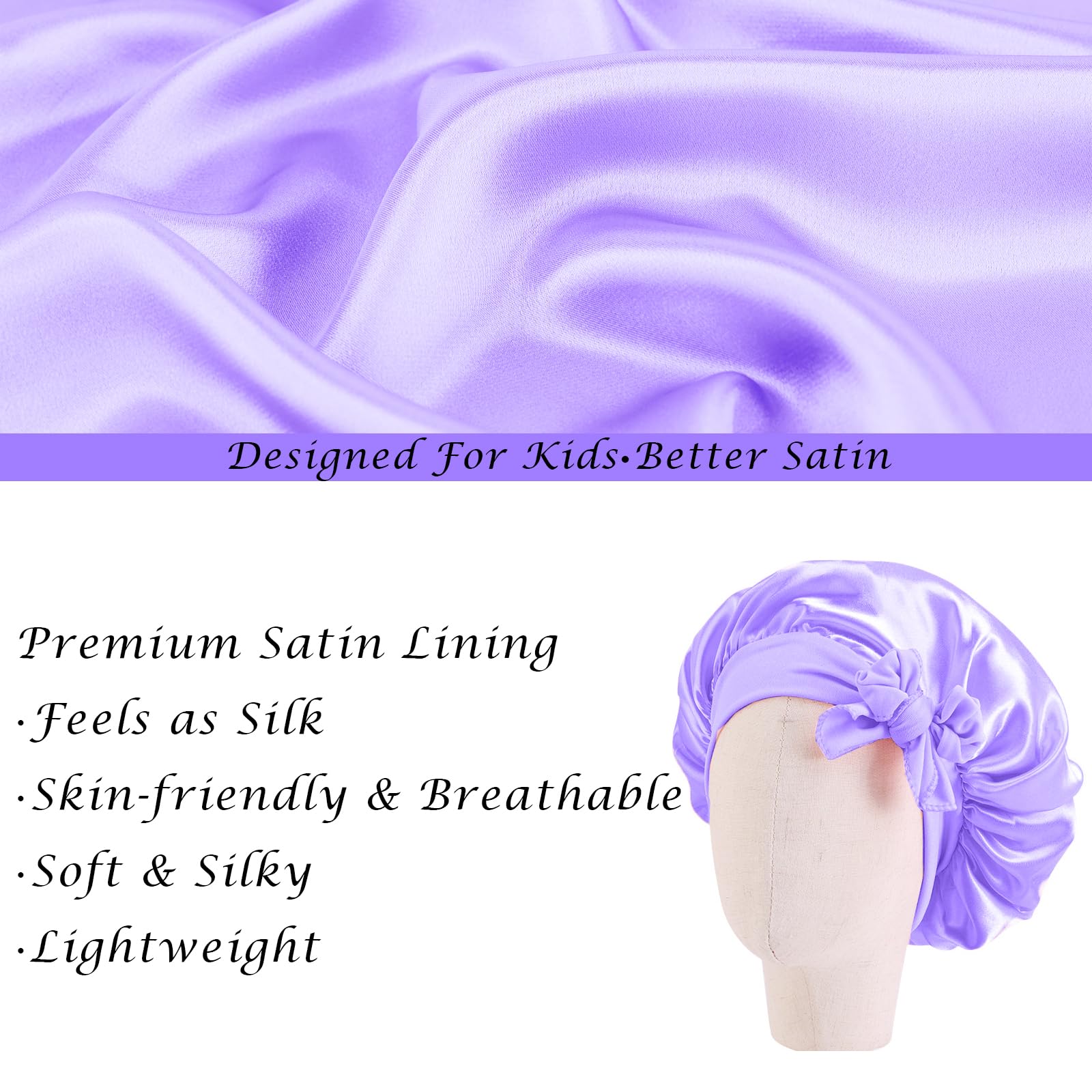 FIRSTPELLA bonnet worn during face wash keeping hair dry and protected
