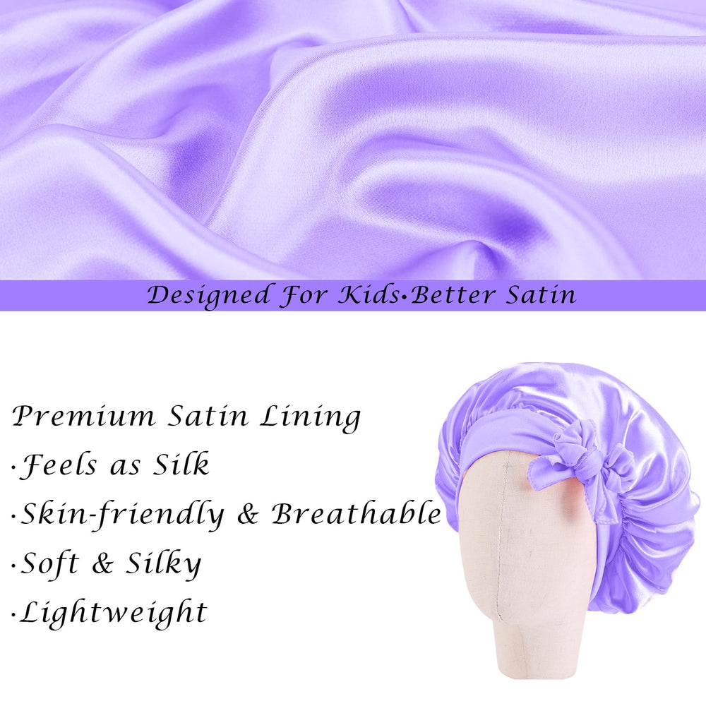 FIRSTPELLA bonnet worn during face wash keeping hair dry and protected