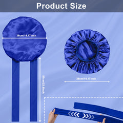 FIRSTPELLA bonnet in bathroom showing shower and skincare use