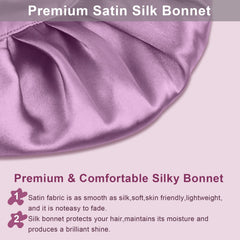 FIRSTPELLA bonnet paired with pajamas for comfortable nightwear look