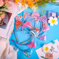 Fishdown colorful headbands flat lay showing variety and outfit matching