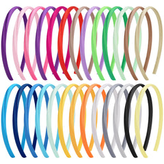Fishdown front view of 26-piece headband set showing colorful assortment and variety