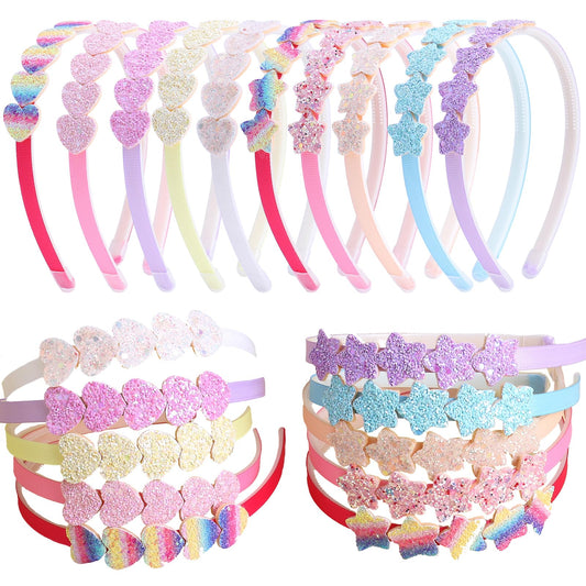 Fishdown front packaging showing ten colorful headbands and bows