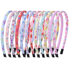 Fishdown front packaging showing twelve colorful headbands and easy gifting