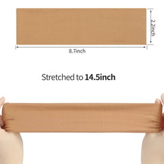 Fishinsea headband stretched to show elasticity and secure fit