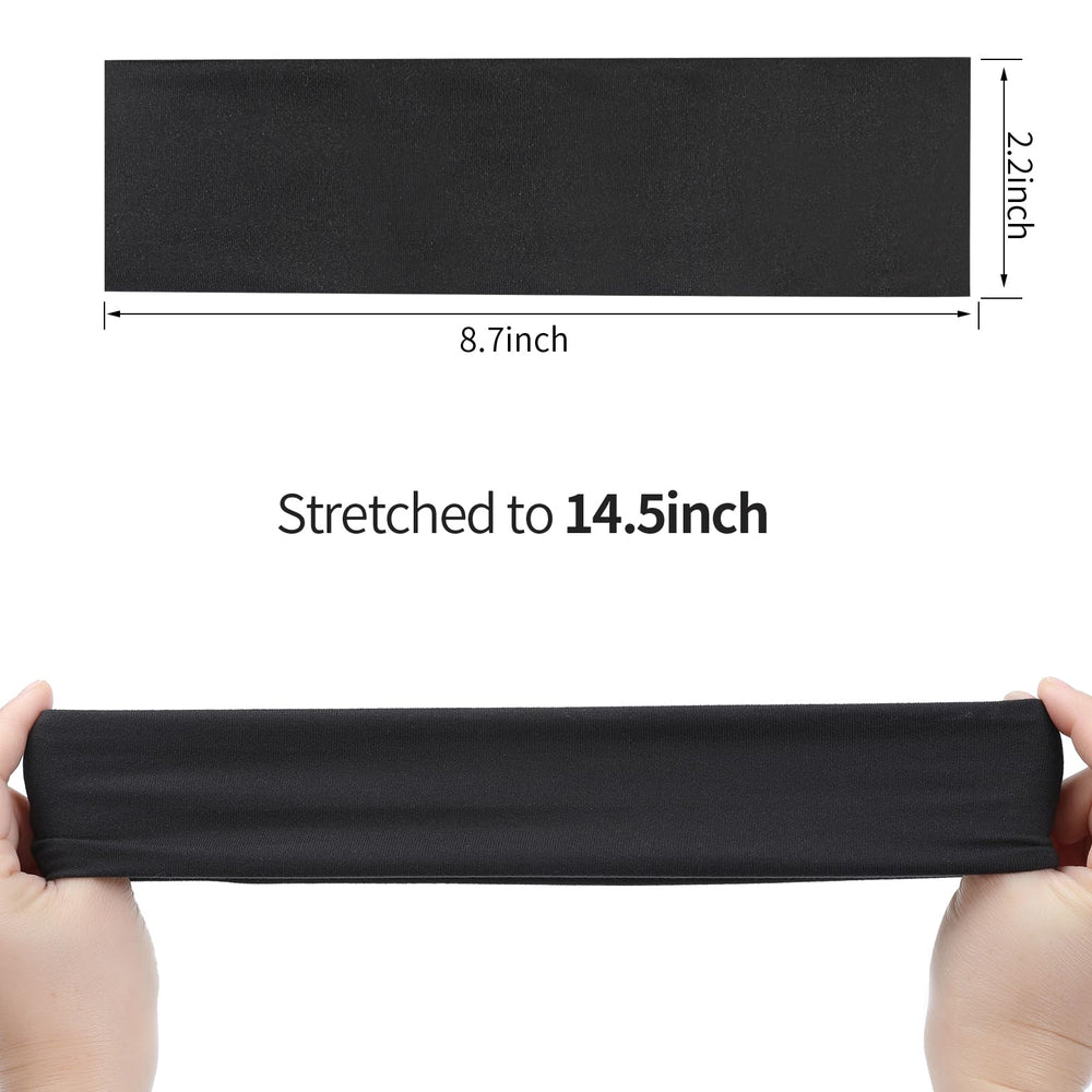 Fishinsea headband during yoga pose providing secure fit and distraction-free focus
