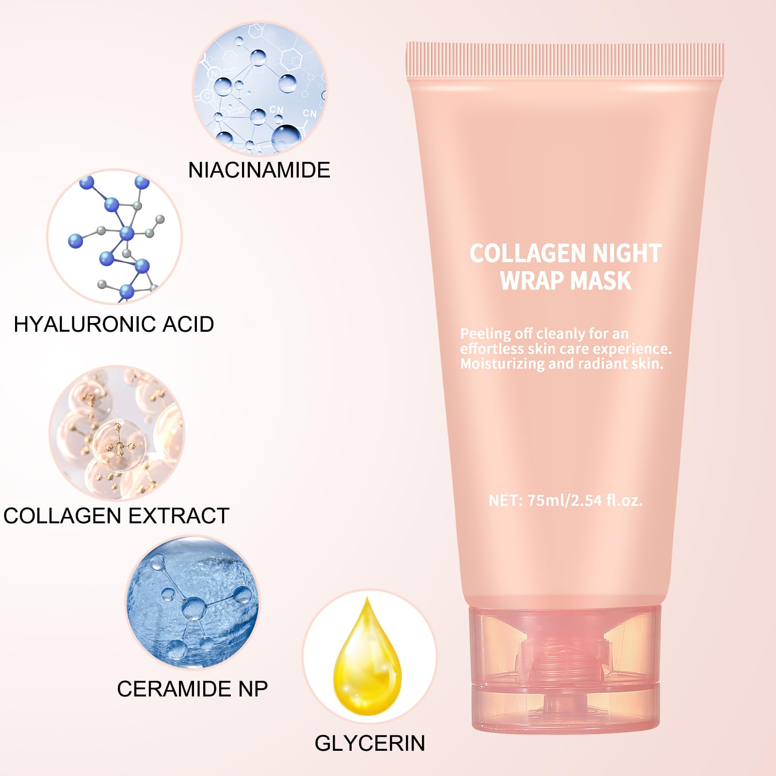 fitbuter peeling off mask in morning revealing brighter, refreshed skin