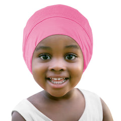 Fittia rose bonnet front view showing fit and style benefit protection
