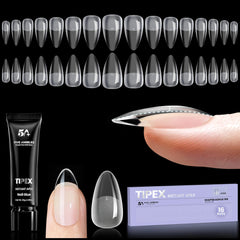Five Angeles front packaging showing 128-piece Tipex kit and 15g glue for quick setup