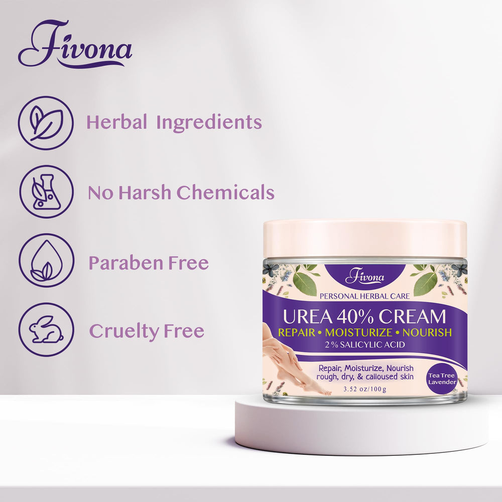 FIVONA tube styled on bathroom shelf evoking a refreshing foot care routine