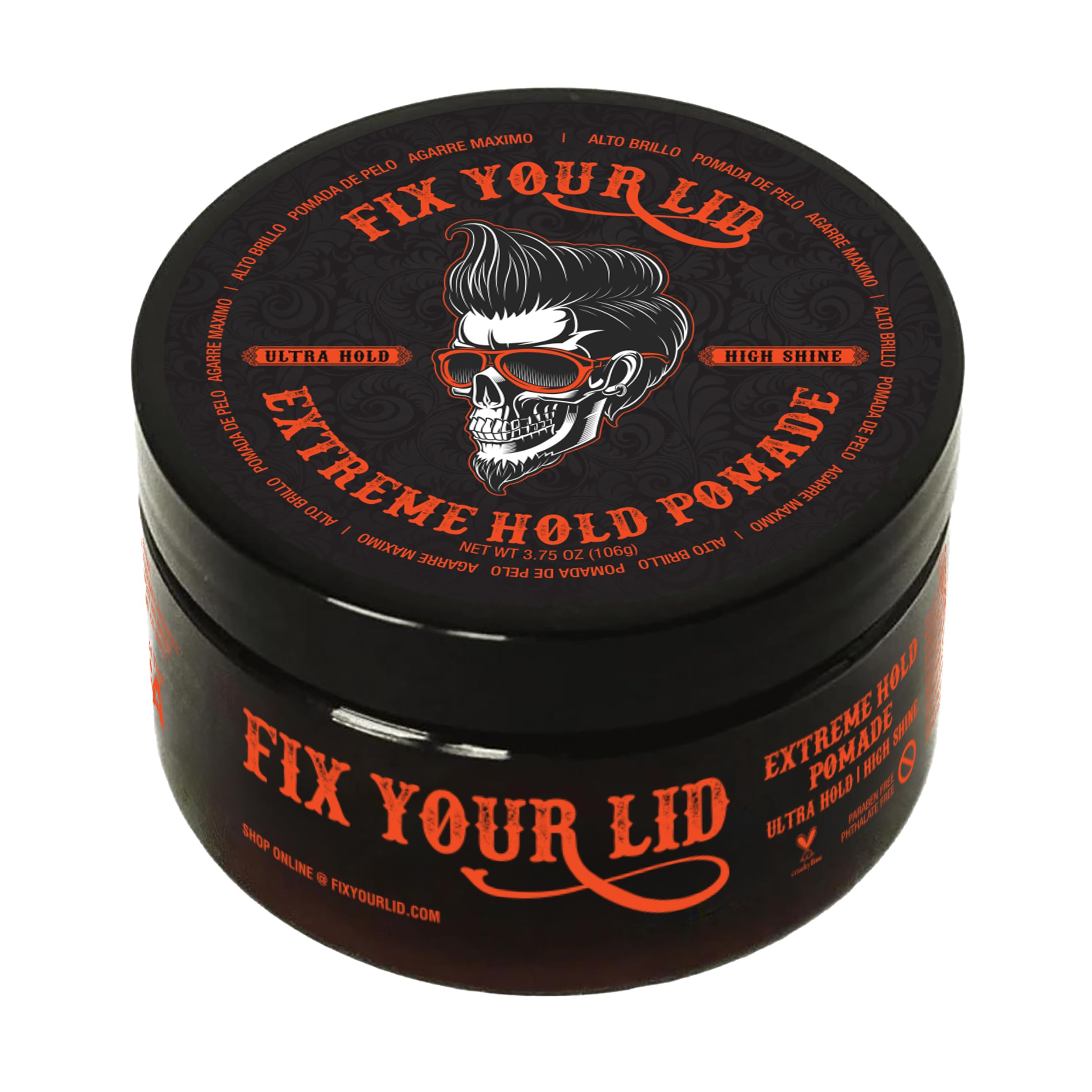 Fix Your Lid front packaging showing tub and branding, clear product benefit