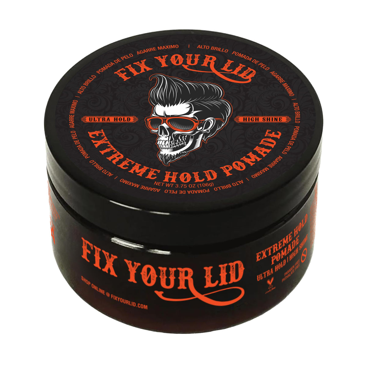 Fix Your Lid front packaging showing tub and branding, clear product benefit