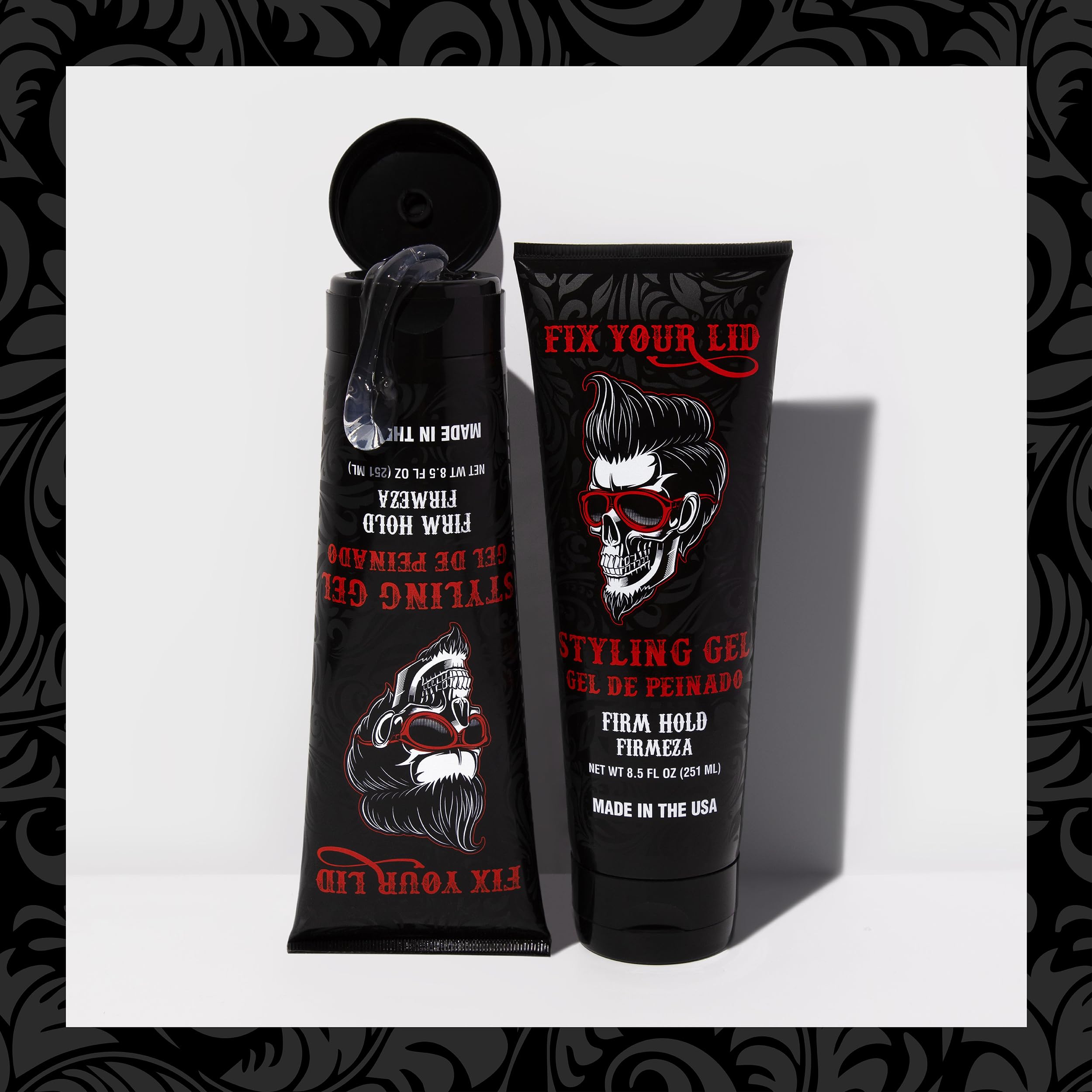 Fix Your Lid gel texture closeup showing smooth non-greasy finish benefit