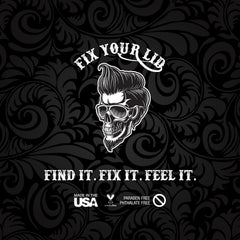 Fix Your Lid lifestyle shot with an active man using product, showing refreshed scalp benefit