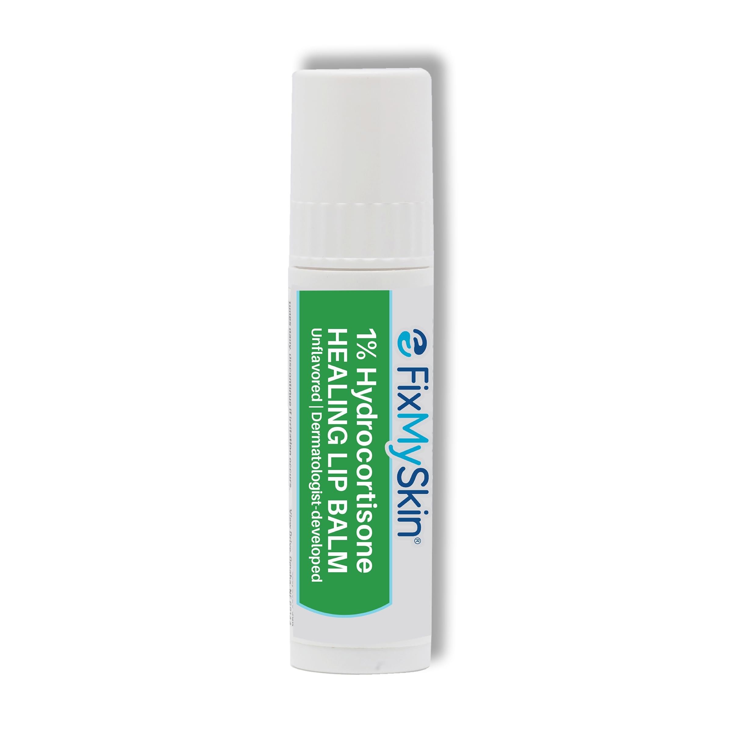 FixMySkin front tube showing product name and size for fast identification and travel convenience