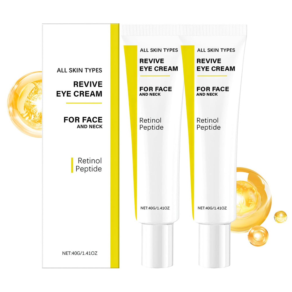 FIYADWZH front view of two eye cream tubes showing brand and size benefits