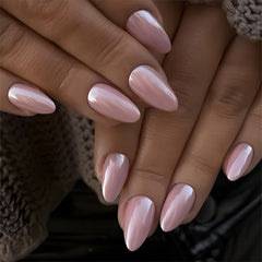 FJSMTOPl front packaging showing glossy pink press-on nails kit benefit ready-to-wear
