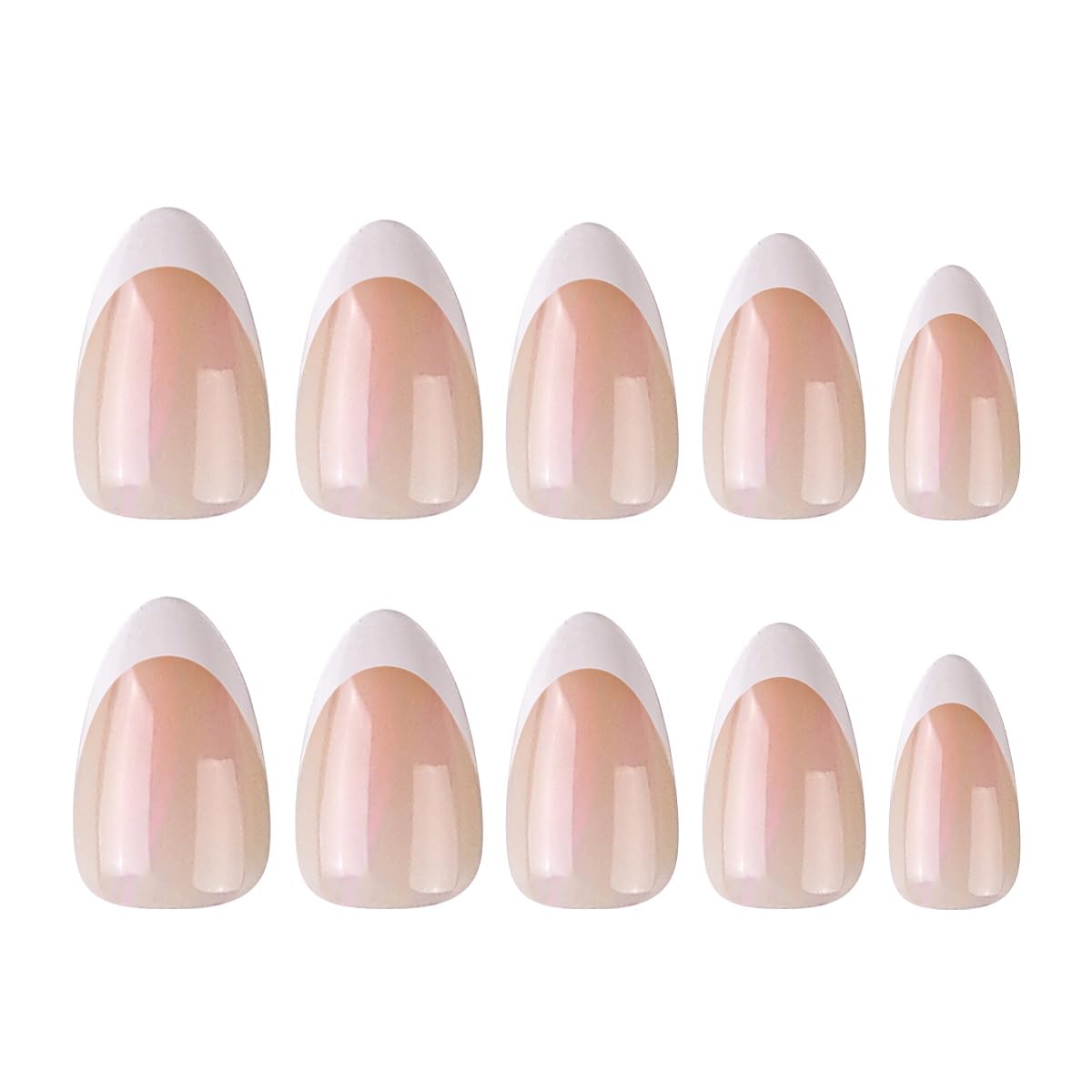 FJSMTOPl worn on hands showing almond shape and practical short length benefit