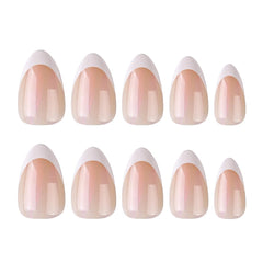 FJSMTOPl worn on hands showing almond shape and practical short length benefit