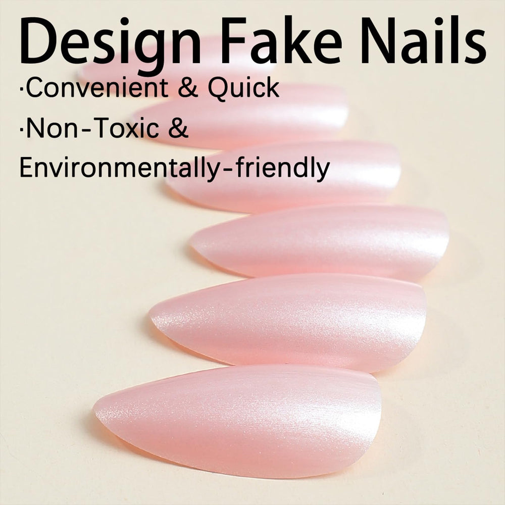 FJSMTOPl close-up of a single nail design showing shiny finish and neat edges benefit polished look