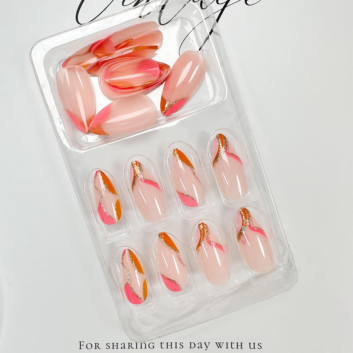 FJSMTOPl size selection beside nail file shows customizable fit and trimming convenience