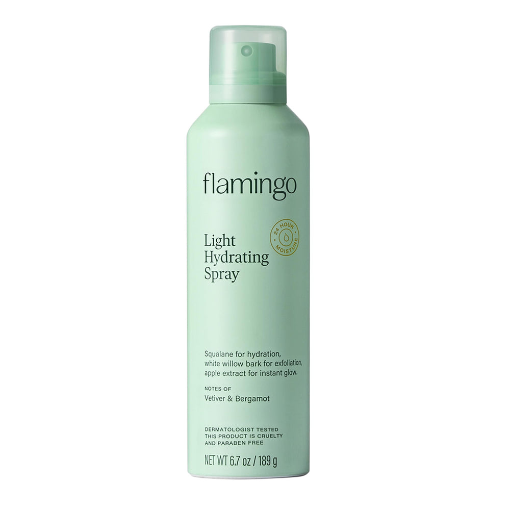 Flamingo front packaging 6.7 oz showing label and size benefits