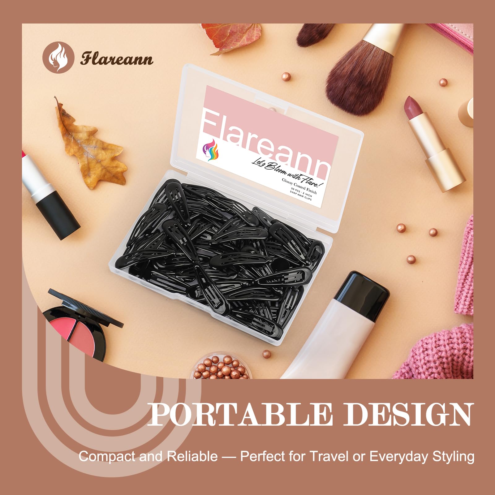 FLAREANN close-up of glossy enamel finish highlighting durable sleek look