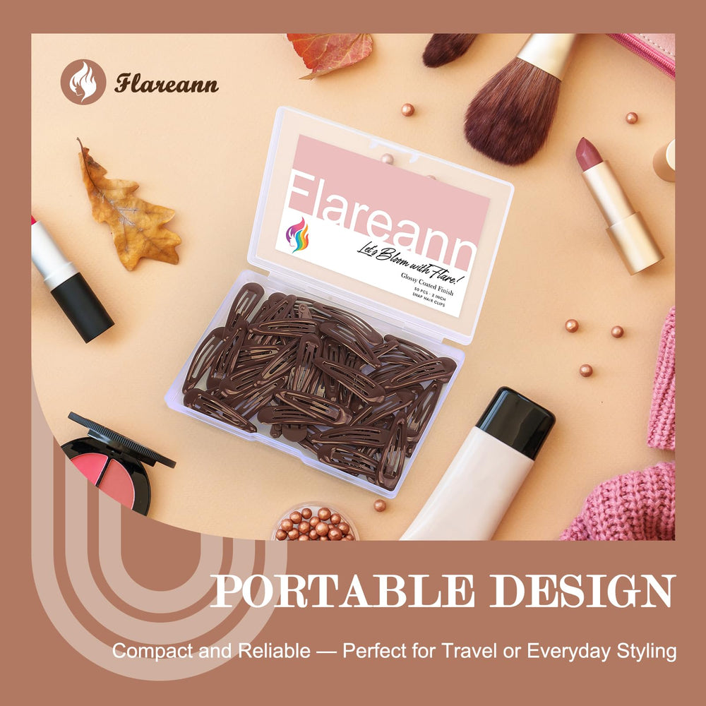 FLAREANN close-up of glossy enamel texture, durable shine benefits
