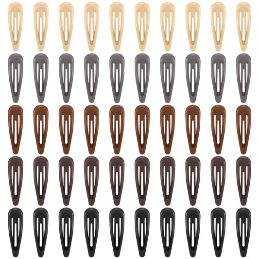 FLAREANN front packaging showing 50 neutral snap hair clips, tidy storage benefit