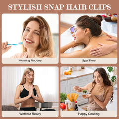 FLAREANN clip paired with casual outfit, neutral accessory enhances everyday style benefit