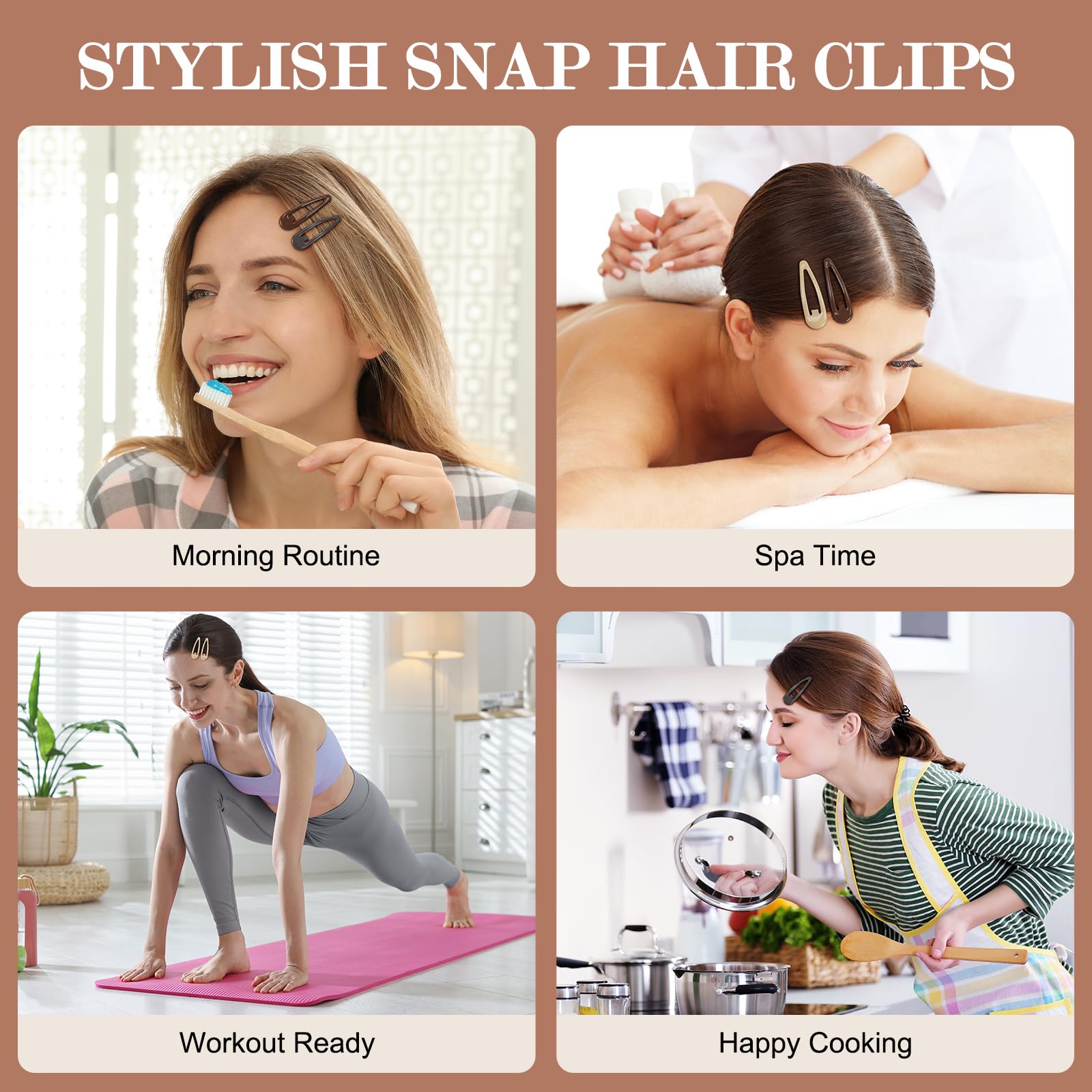 FLAREANN clip on dresser mirror during styling, suggests quick daily touch-ups