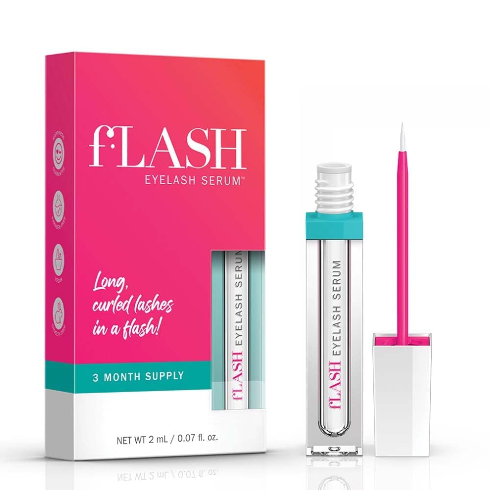 FLASHSERUM front packaging showing bottle and box, presents professional trust