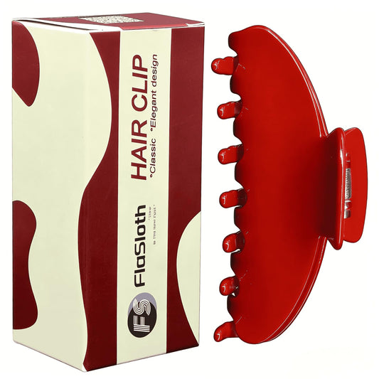 FlaSloth Cherry Red front packaging shows luxury gift-ready box and satin interior
